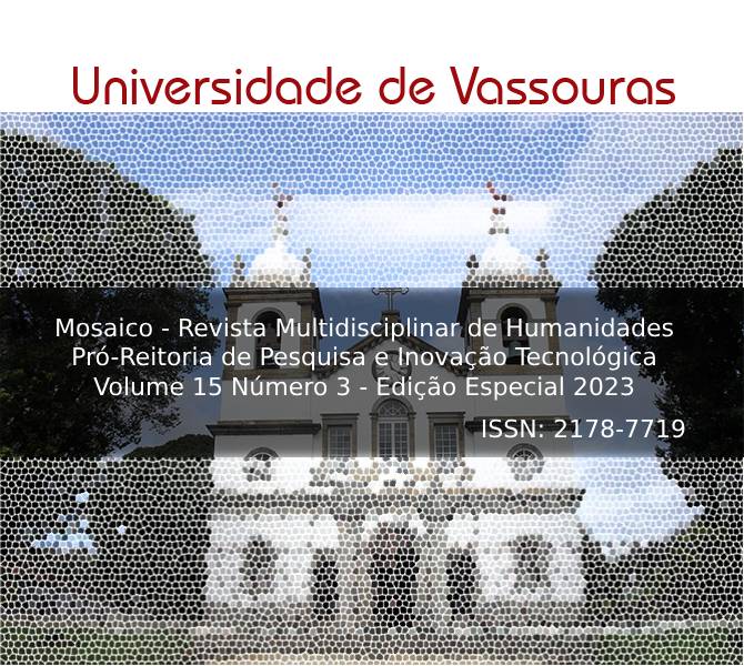 					Visualizar v. 15 n. Especial (2024): Revista Mosaico Edição Especial - Dossiê Temático: 100 anos da Diocese de Valença
				